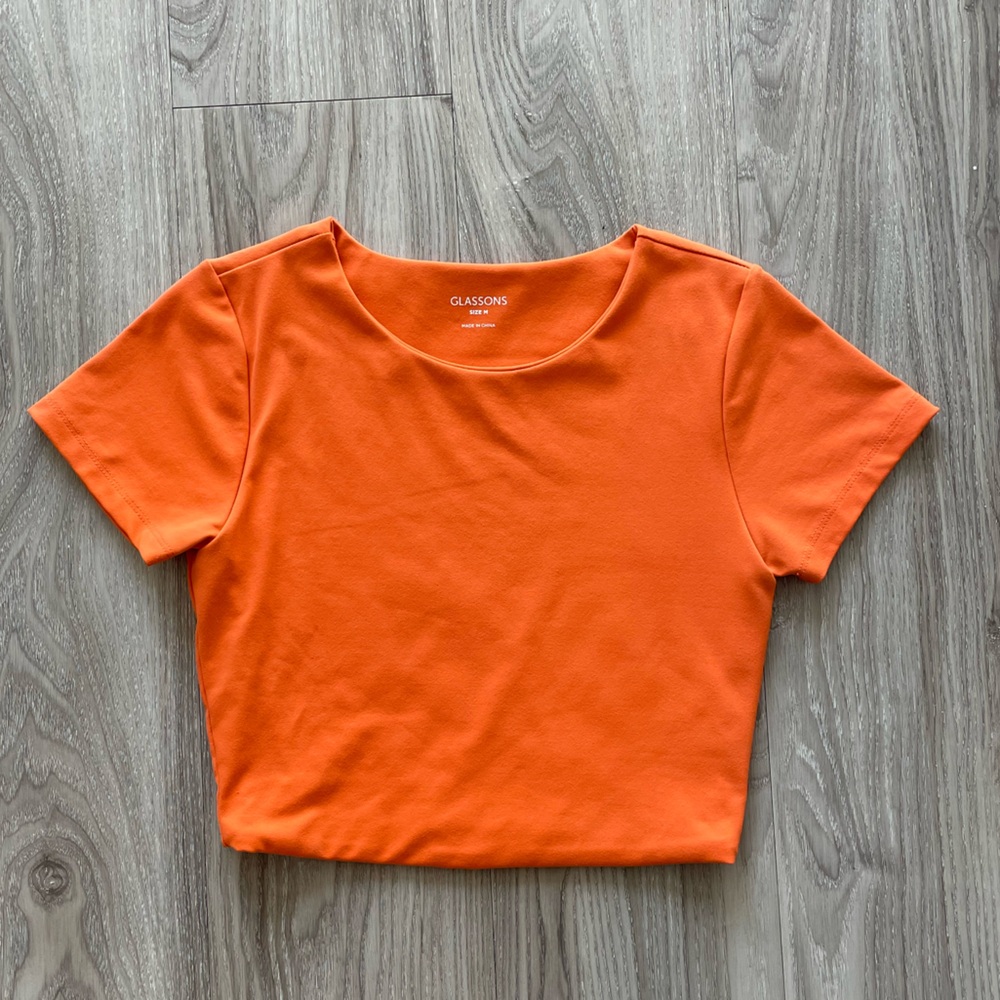 Glassons Active Orange Tee